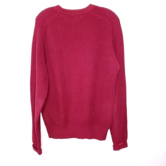 Lord & Taylor men's size small burgundy sweater - Picture 5 of 5